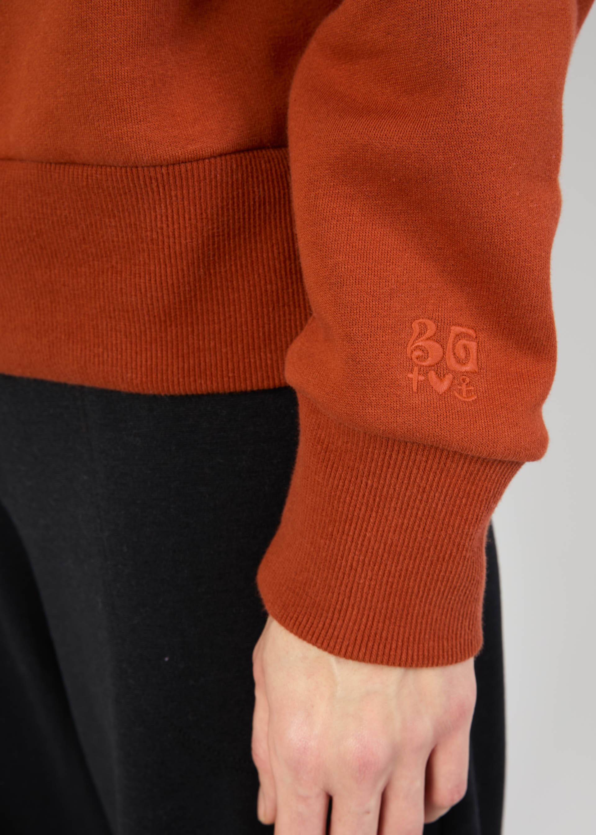 Sweatshirt Casual Crew, brown urban vibes, Sweatshirts & Hoodies, Brown