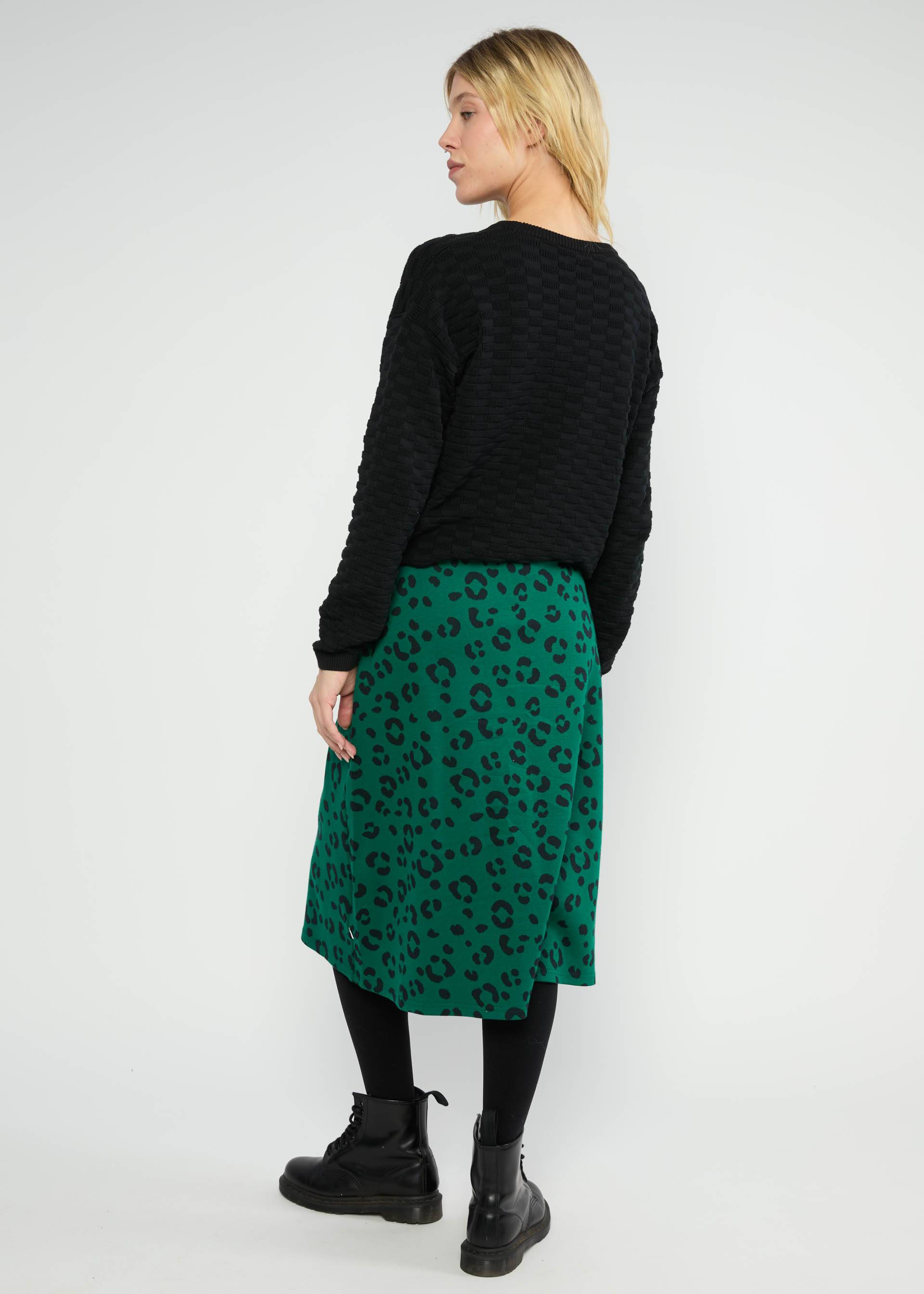 Midirock Relax and Revel, wild green leo, Röcke, Grün