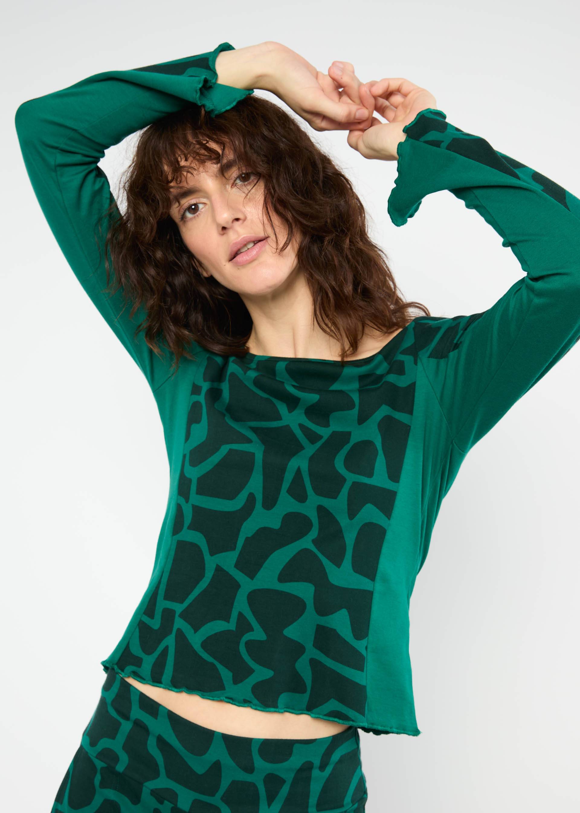 Longsleeve Sleek Lines, the shape of me, Shirts, Grün