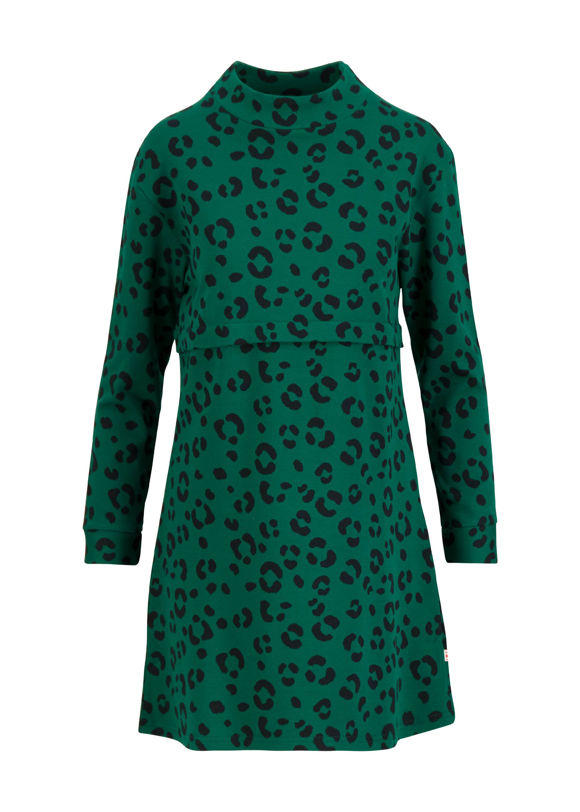 Herbstkleid Wild Side Moments, wild green leo, Kleider, Grün