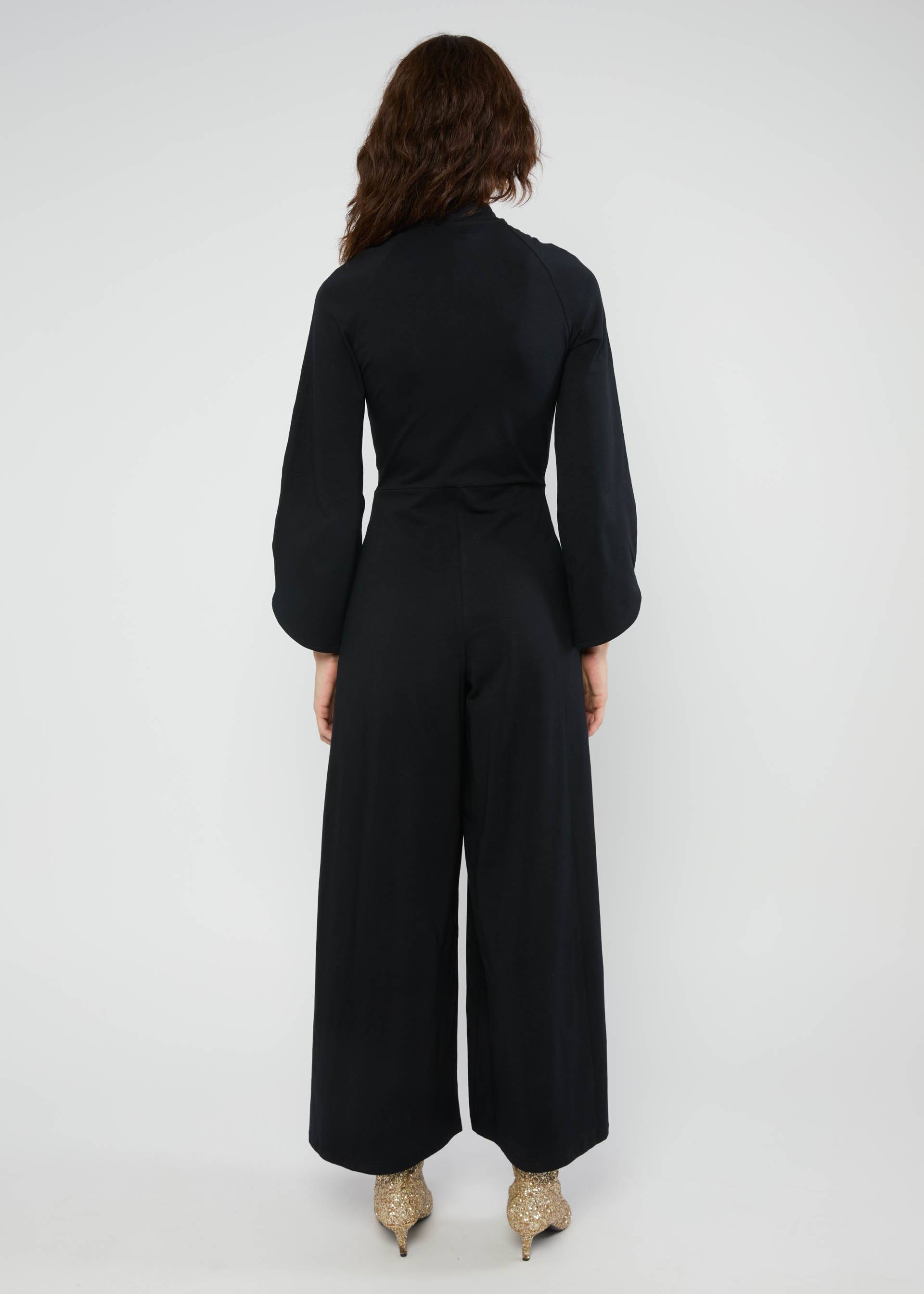 Jumpsuit Stride Along Bow, black and strong, Jumpsuits, Black