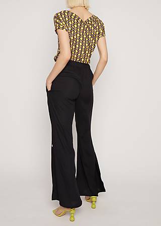 Flares Flarebunny, deep summer night, Trousers, Black