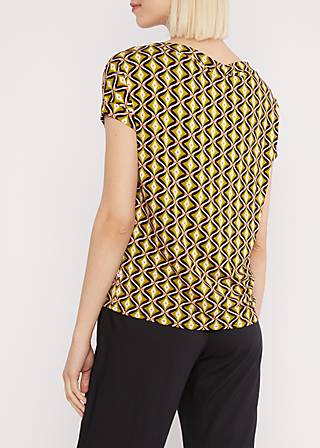 T-Shirt Flowgirl, pineapple shell, Tops, Black