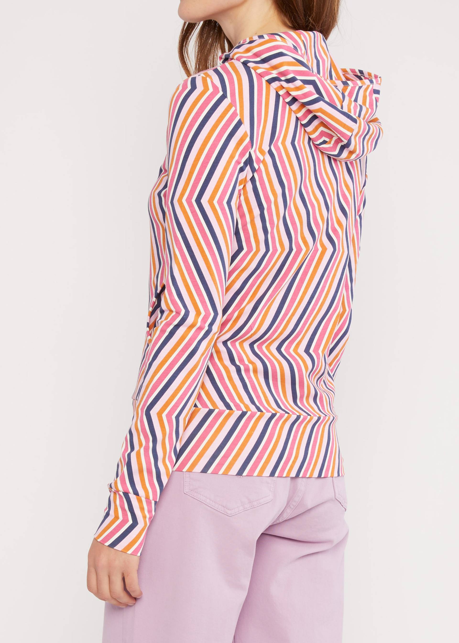 Hoodie Scuba Duba, rainbow lightning, Sweatshirts & Hoodies, Pink