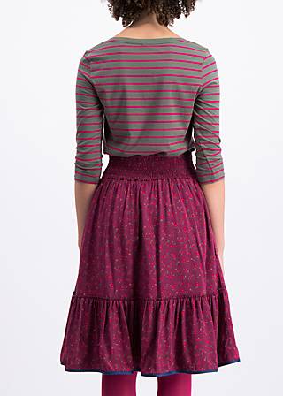 Knielanger Rock blue moon of kentucky, rouge roses, Röcke, Rot