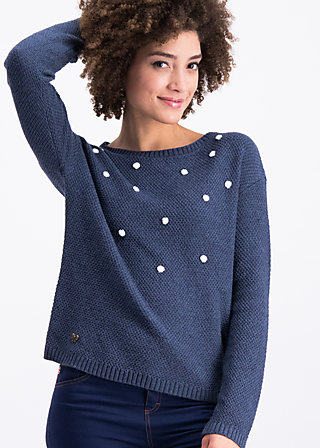 sea promenade, sailor knot, Knitted Jumpers & Cardigans, Blue