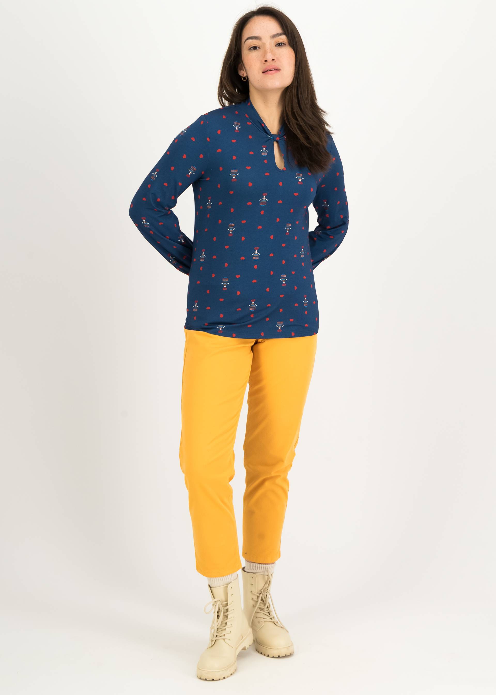 Longsleeve Oh my Knot, dolls around me, Blusen & Tuniken, Blau