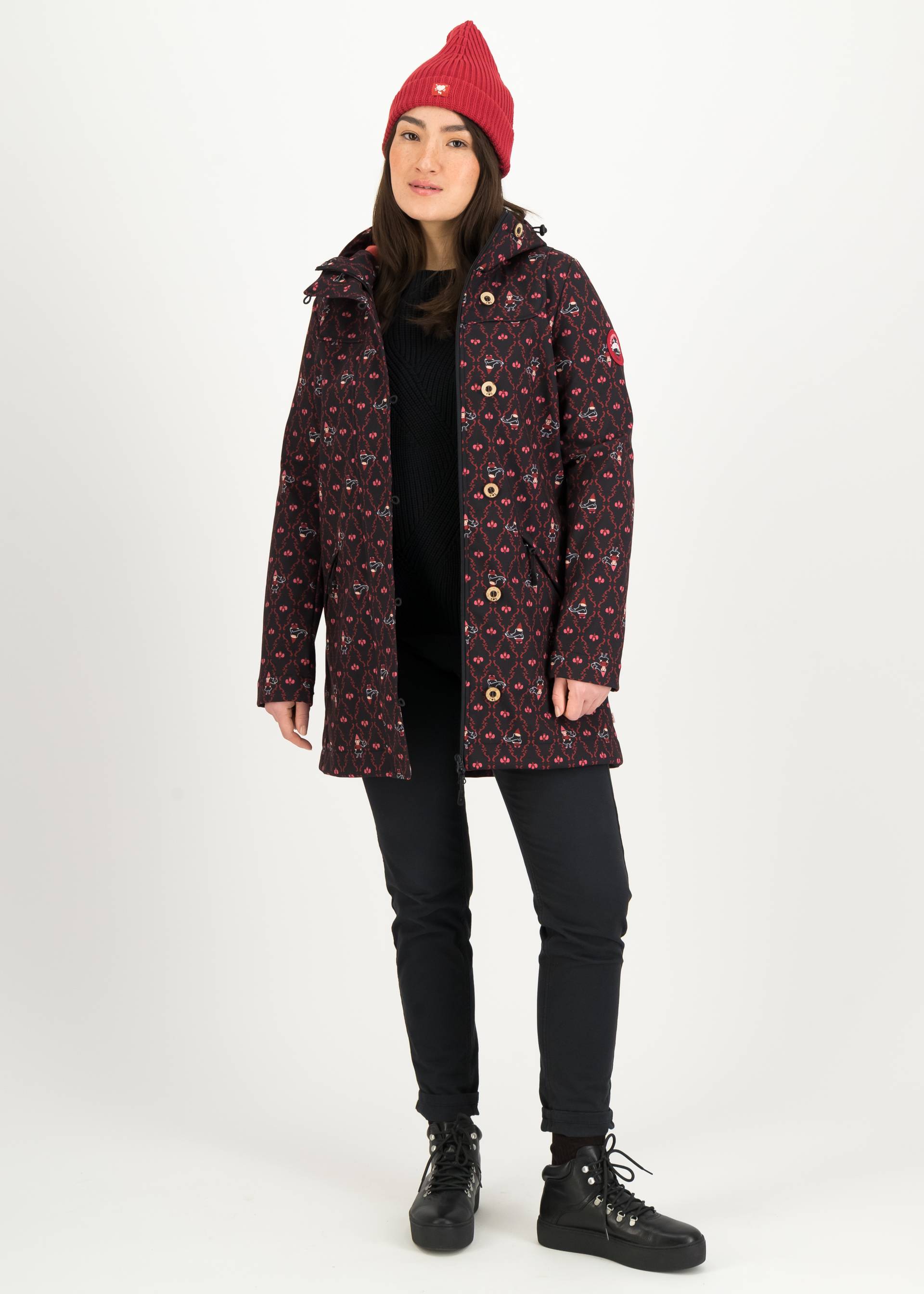 Softshelljacke Wild Weather, happy-ever-after, Jacken & Mäntel, Schwarz